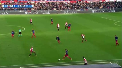 Kasper Dolberg Second Goal vs Feyenoord (1-4)