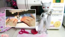 Sewn Doll Wig [with ear holes] Tutorial How-To