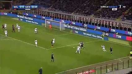 NIKOLA KALINIĆ Amazing Goal HD - AC Milan 1-0 Genoa - 22/10/2017 HD
