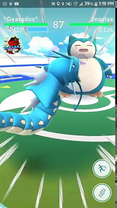 Pokémon GO Gym Battles x2 Level 3 gyms Muk Pinsir Snorlax Dragonite & more