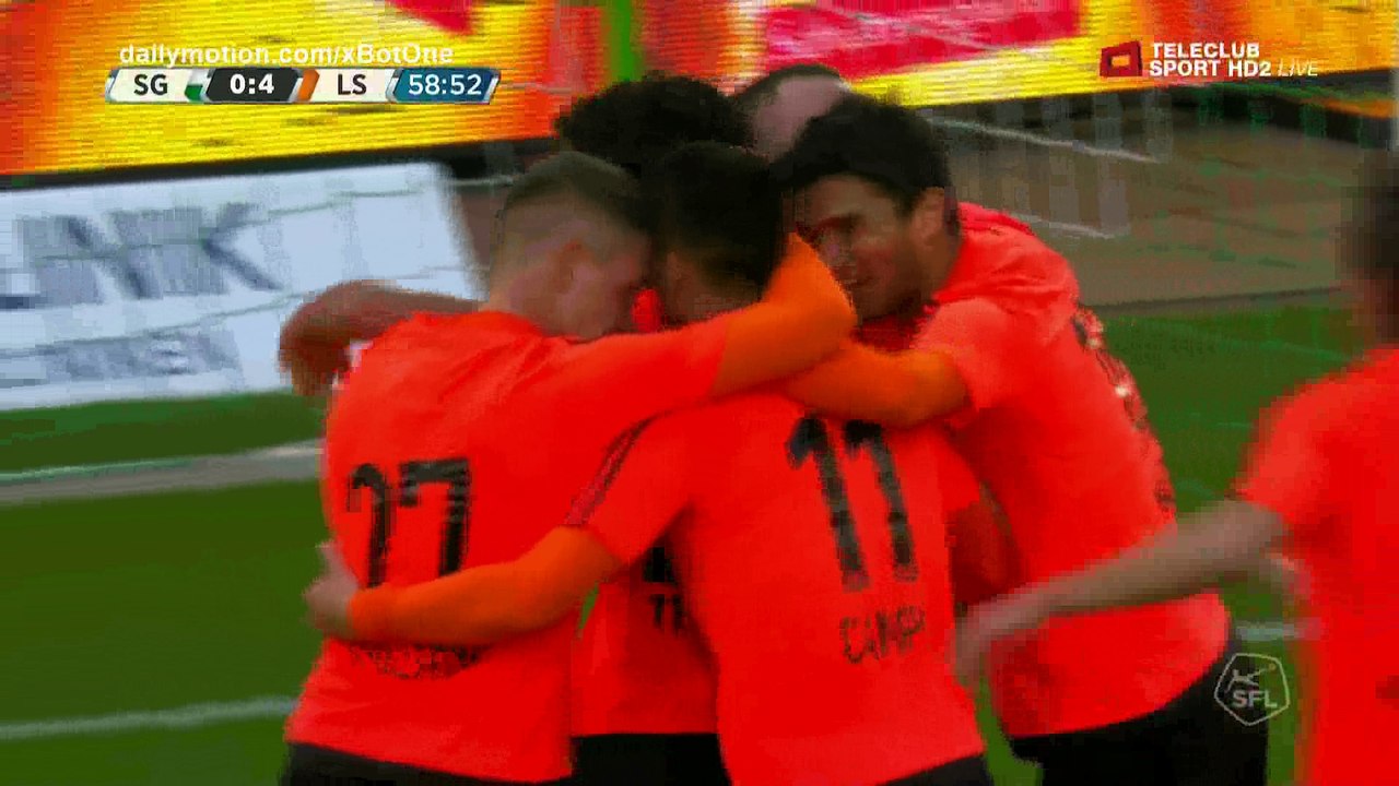 Yeltsin Tejeda Goal HD - St. Gallen 0 - 4 Lausanne - 22.10.2017 (Full Replay)