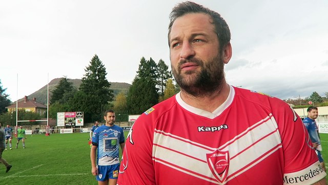 Voiron/Rugby : Rugby : Florian Faure réagit à la victoire du Sov face à Annecy