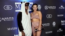 Kyle Massey and Hana Giraldo 2017 Maxim Halloween Party