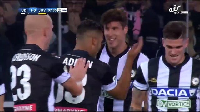 1-0 Stipe Perica Goal Italy Serie A - 22.10.2017 Udinese Calcio 1-0 Juventus FC