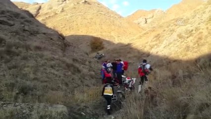 Motokros Yaparken Ayağı Kırılan Sporcuyu Afad Kurtardı