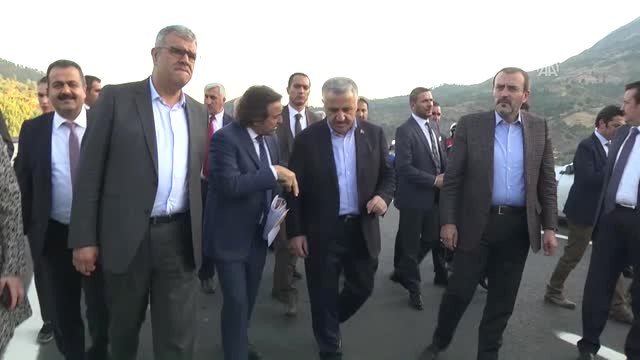 Bakan Arslan, Kahramanmaraş-Göksun Karayolundaki Tünel ve Yol Çalışmalarını İnceledi