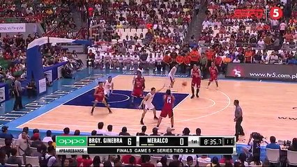 Ginebra vs Meralco 1st Qtr - Finals Game 5 - Oct 22 2017
