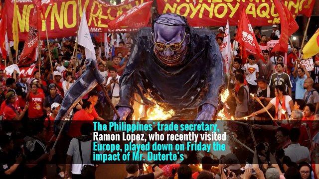 Philippines Retreats From Threat to Expel E.U. Envoys