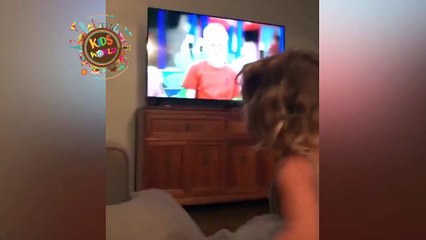 Funny video years old Mila having Fun and Dance with Her Family at home