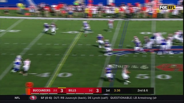 Tampa Bay Buccaneers wide receiver DeSean Jackson strips possible interception and turns it into a Tampa Bay completion