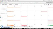 Google Agenda - Comment changer de version