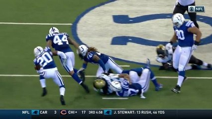 Matthias Farley rips the ball away from Chris Ivory