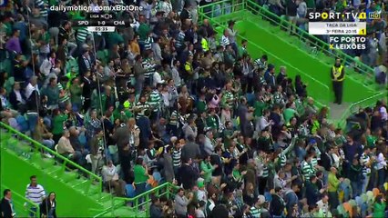 Bas Dost Goal HD - Sporting 1 - 0 Chaves - 22.10.2017