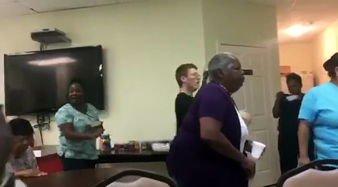 having  fun at the center