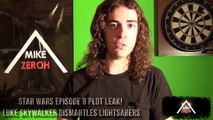 Star Wars Episode 8 The Last Jedi Plot Leak! Luke Skywalker Dismantles Two Lightsabers (SPOILERS)