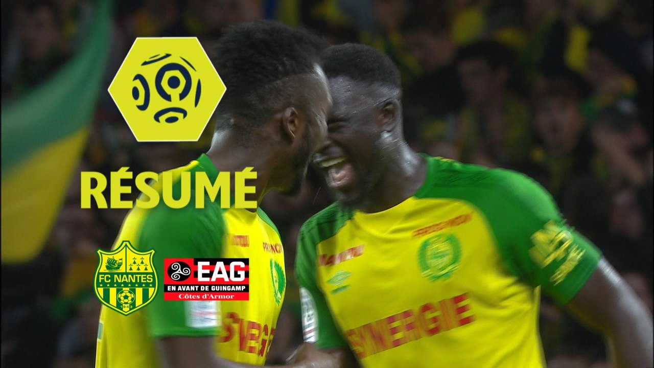 FC Nantes - EA Guingamp (2-1)  - Résumé - (FCN...