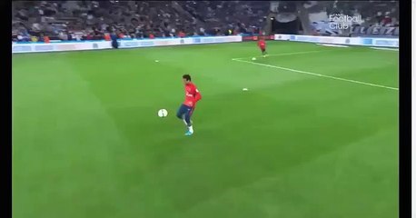 Neymar produces unreal piece of skill in PSG's warm-up at Marseille