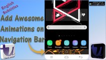 HOW TO ADD AWESOME ANIMATIONS ON MOBILE NAVIGATION BAR WITHOUT ROOT | NAVBAR ANIMATIONS [Urdu/Hindi]