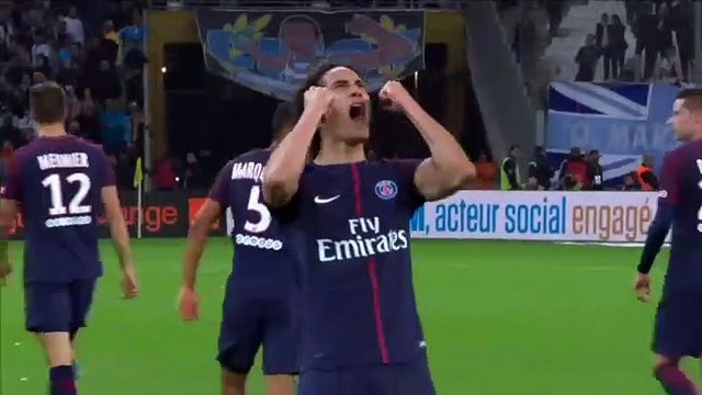 Edinson Cavani Goal HD - Marseille 2-2 Paris SG 22.10.2017