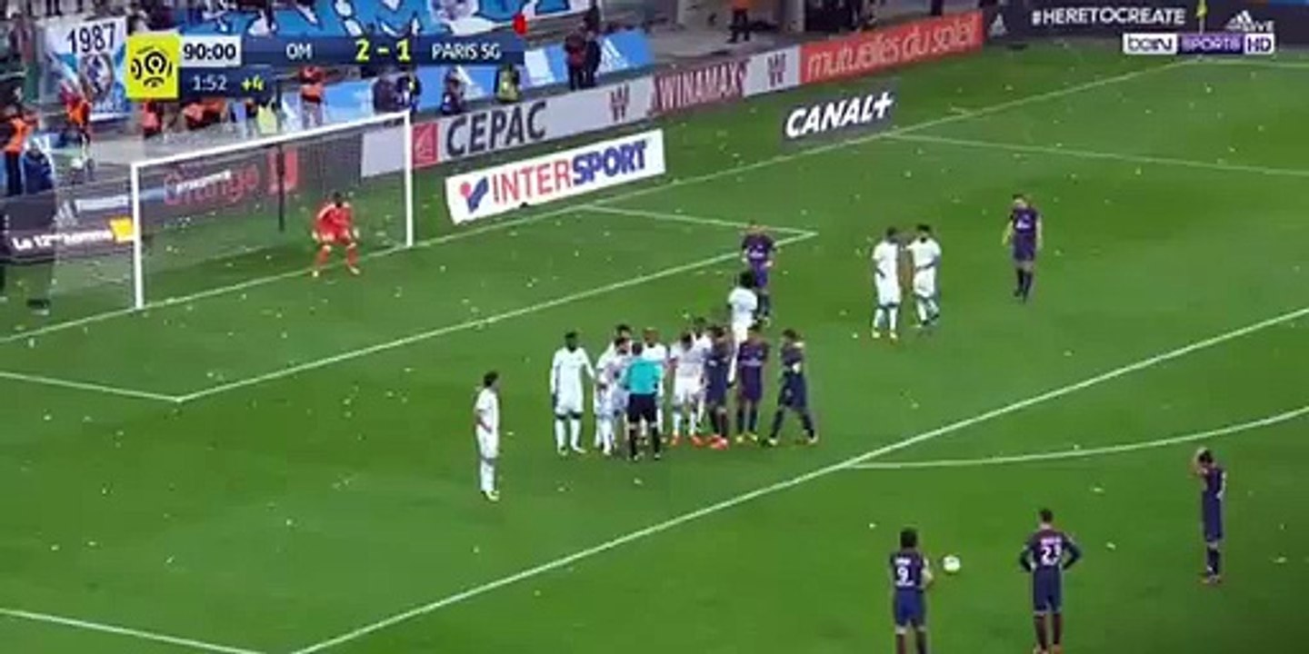 Marseille 2-2 PSG BUT Edinson Cavani GOAL HD -  22.10.2017