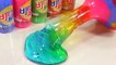 Slime Glue Colors Glitter Circle Water Balloons DIY Real Play Learn Colors Jelly Slime
