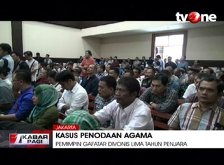 Pemimpin Gafatar Divonis Lima Tahun Penjara