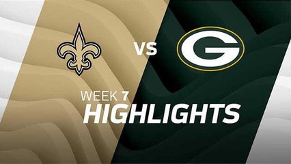 Saints vs. Packers highlights | Week 7