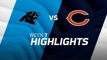 Panthers vs. Bears highlights | Week 7