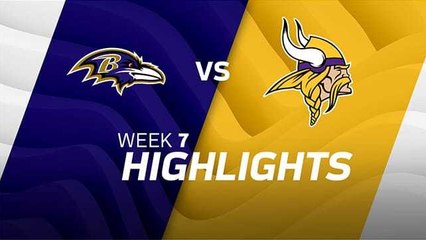 Ravens vs. Vikings highlights | Week 7