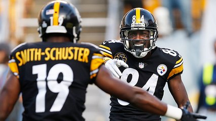 Big Ben expertly threads the needle to Antonio Brown for TD