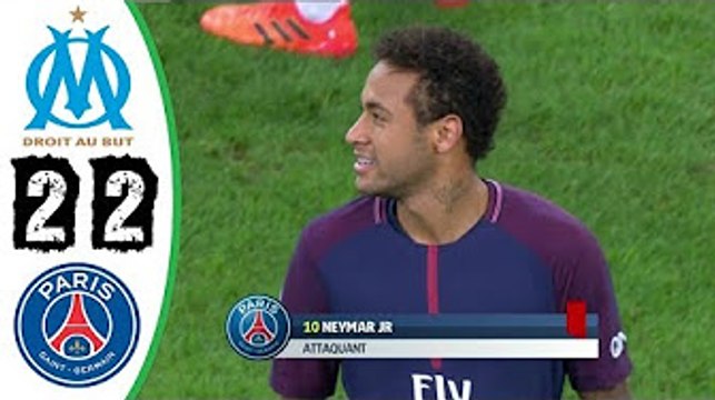 Extended Highlights - Marseille 2-2 PSG - Les Buts et Résumé - 22.10.2017 HD