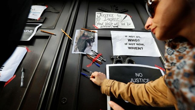 Tod einer Journalistin: Tausende demonstrieren auf Malta