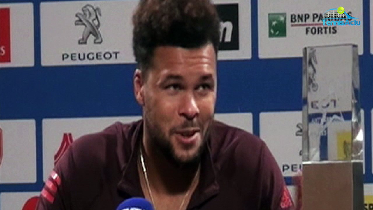 ATP - Anvers 2017 - Jo-Wilfried remporte à Anvers son 16e tournoi et son 3e sans battre un joueur du top 20