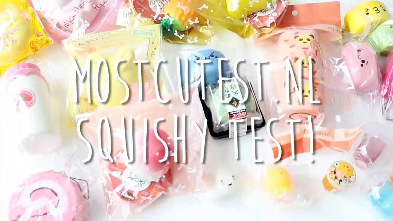KAWAII SQUISHY + SLIJM TEST #2! MostCutest.nl ^_^