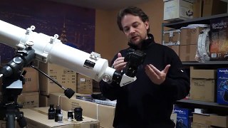 6 maneras de adaptar una cámara reflex al telescopio. Astrocity.es (Adapt a camera to the telescope)