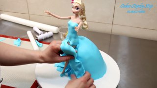 How To Make a Frozen ELSA Disney PRINCESS Cake/Torta Frozen