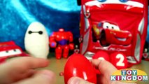 Disney Cars Surprise Backpack   Big Hero 6 Baymax Play-Doh Egg, Cars 2 Toy Cars   Kinder Surprises