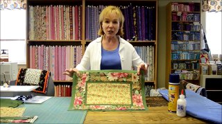 Quilting Tutorial: Quilt-As-You-Go Placemats