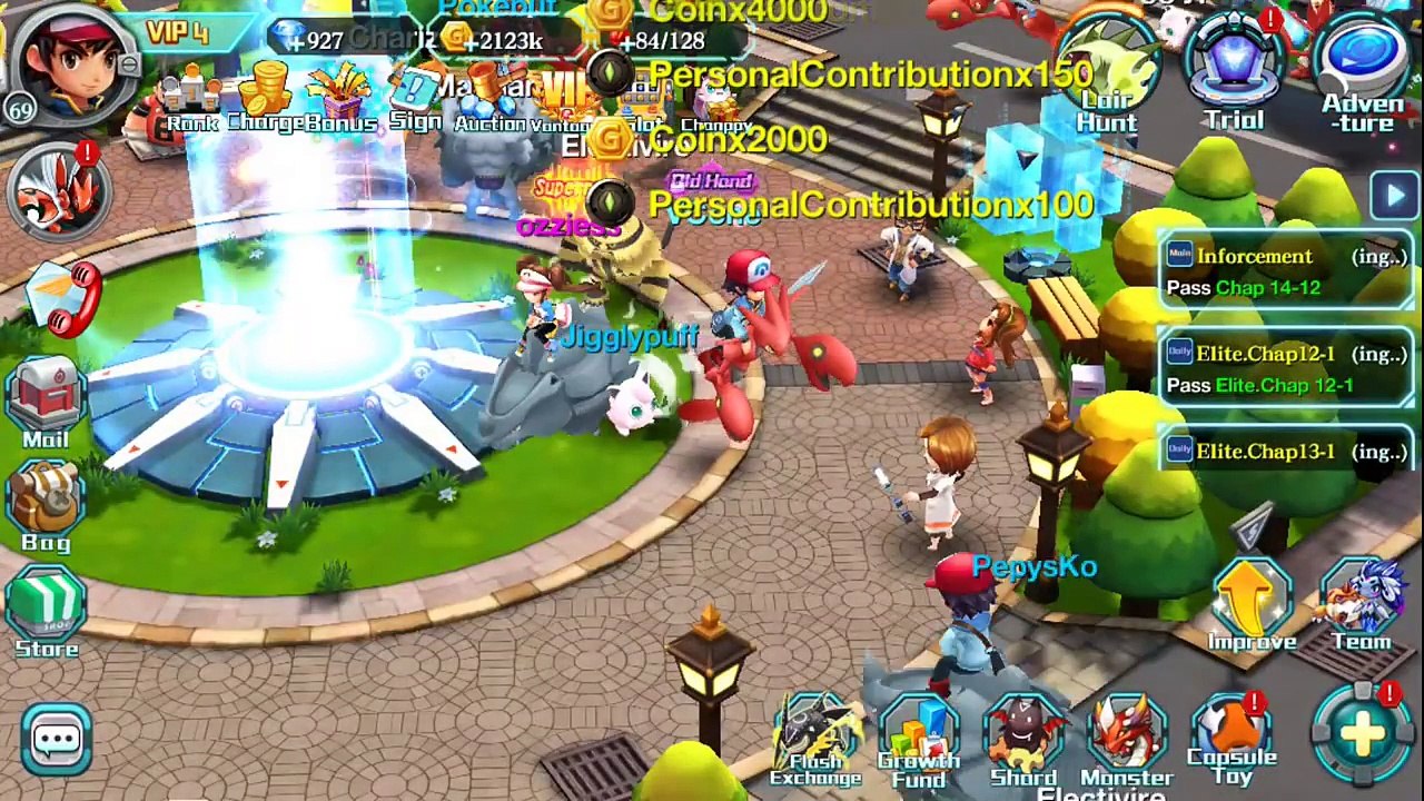 Game of Monster (Pokeland Legends): HOW TO GET GIRATINA WITH SOLO MEGA CHARIZARD!!!