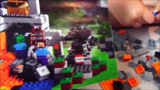 LEGO Minecraft Jaskinia THE CAVE unboxing | 21113