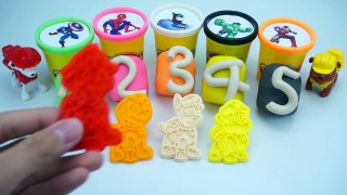 Learn Colors and Number w Superheroes Surprise Toys - PawPatrol Video For Kids