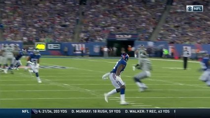 Paul Richardson sends Rodgers-Cromartie sliding with sharp cut, sprints into red zone