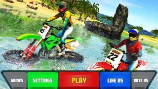 Beach Water Surfer Bike Racing - Android Gameplay FHD