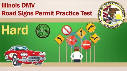 Illinois DMV Road Signs Permit Price Test (Hard)