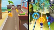 Talking Tom Gold Run VS Sonic Dash 2 / Cartoon Games Kids TV