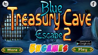 Blue Treasury Cave Escape 2 walkthrough