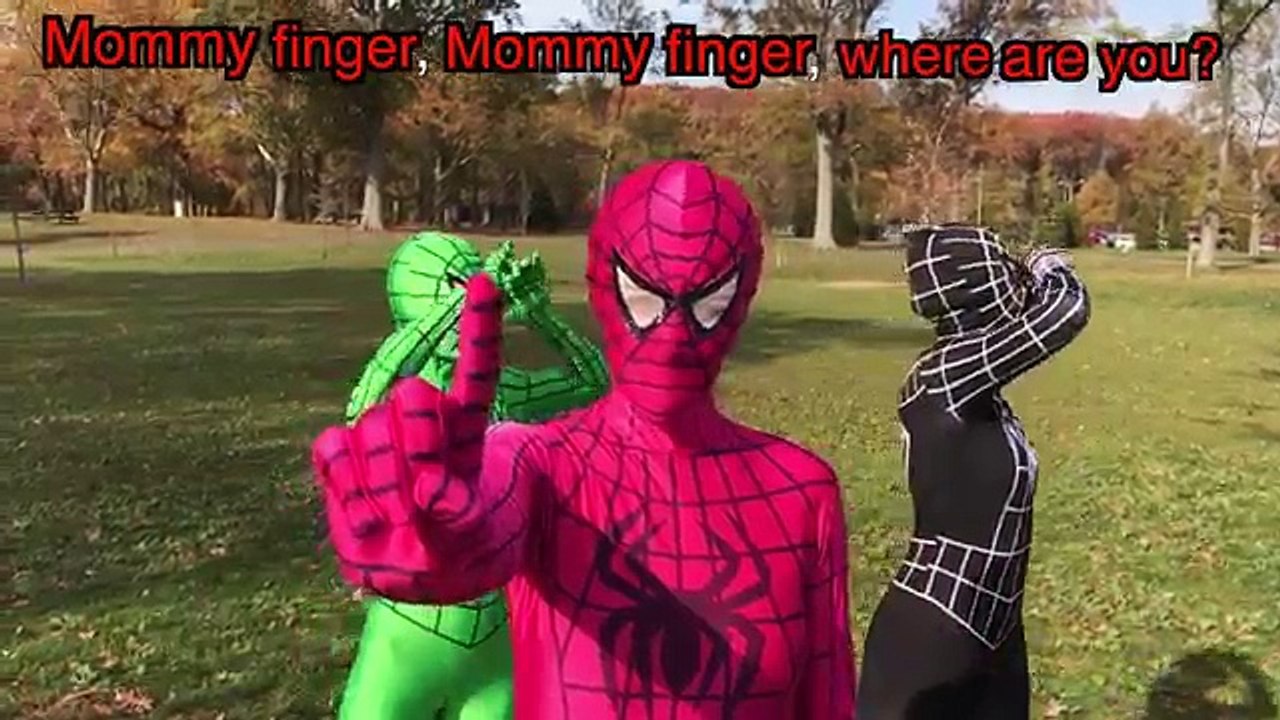 Spiderman Superheroes finger family rhymes. Collection of Nursery Rhymes Superheroes: Spiderman