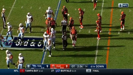 Ryan Succop misses game-winning FG, but Browns called a timeout