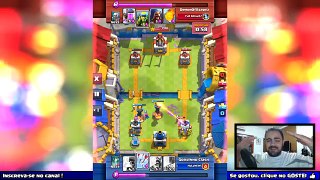 GORDINHO FAZENDO HISTÓRIA NO CLASH ROYALE !