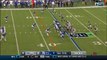 Seattle Seahawks running back Thomas Rawls takes on Giants defenders after dump pass